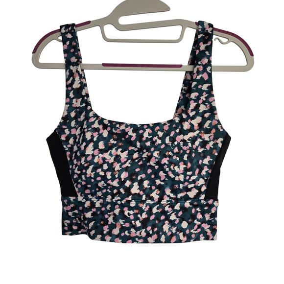 NEW NWT Saltwater Luxe Deep Sea Tank Colorful Activewear Crop Top - Size Small - Picture 1 of 7